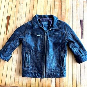 Toddler size leather jacket